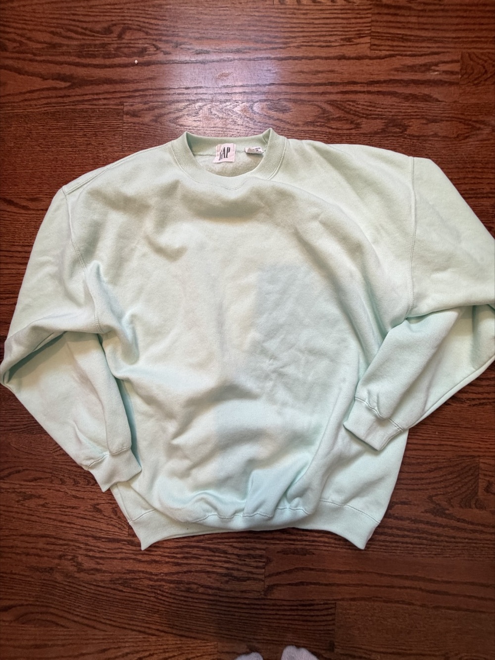 Vintage 90s GAP Mint Green Crewneck Sweatshirt Medium Pastel